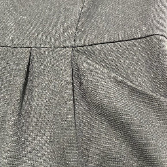 LOFT Cap Sleeve Scoop Neck "Little Black Dress"  Two Pocket Career Dress SZ 8 - Picture 10 of 14